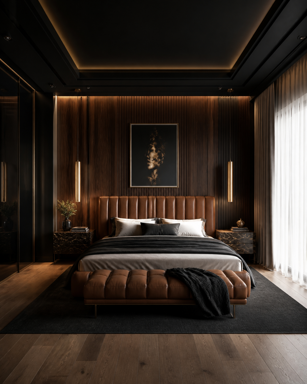 تصميم ثلاثي الأبعاد — غرفة رئيسية